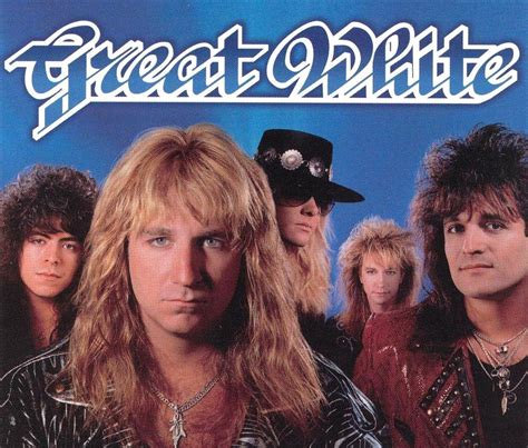 Great white band - About Great White. Great White is an American hard rock band, formed in Los Angeles in 1977. The band gained popularity during the 1980s and early 1990s. The band released several albums in the late 1980s and gained airplay on MTV with music videos for songs like "Once Bitten, Twice Shy". The band reached their peak popularity with the album ...